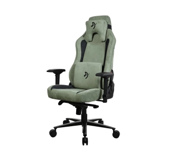 Fotel Arozzi Vernazza Supersoft Forest Green Gamingowy do 145kg Tkanina Zielony