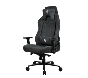 Fotel Arozzi Vernazza XL Soft Fabric Dark Grey Gamingowy do 170kg Tkanina Ciemnoszary