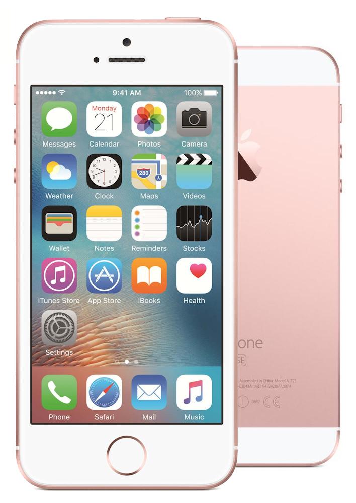 Smartfon Apple iPhone SE 128GB (różowy złoty)