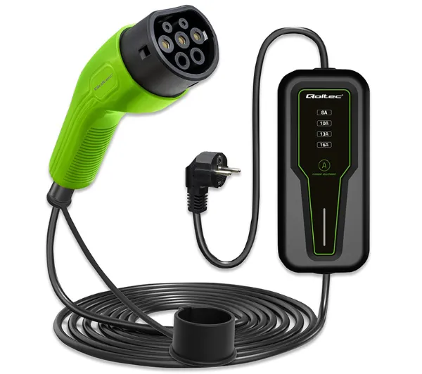 Ładowarka Qoltec Type 2 3.5kW 4m (52574)