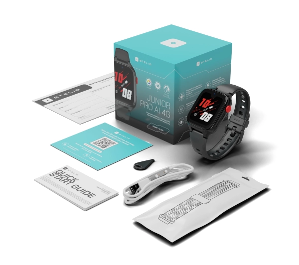 STELIO JuniorPro Funkcje AI 4G Czarny - Kup na Raty - RRSO 0%