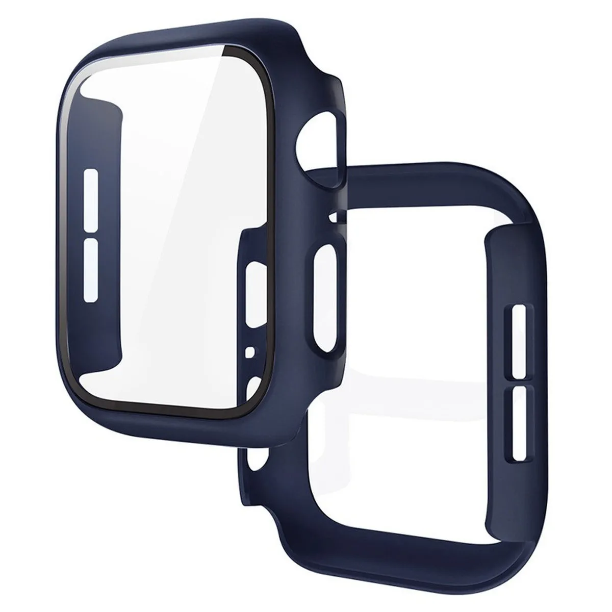 Etui Bizon Case Watch Adamo do Apple Watch SE 3 / SE 2 / SE / 6 / 5 / 4 40mm, Matowy granatowy
