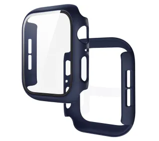 Bizon Case Watch Adamo do Apple Watch SE 3 / SE 2 / SE / 6 / 5 / 4 40mm, Matowy granatowy
