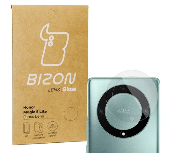 Bizon na aparat Glass Lens do Honor Magic5 Lite, 2 sztuki