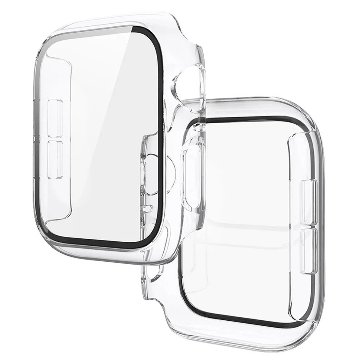 Etui Bizon Case Watch Adamo do Apple Watch SE 3 / SE 2 / SE / 6 / 5 / 4 40mm Przeźroczysty