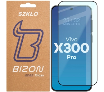 Szkło hartowane Bizon pełne Edge 2 do Vivo X300 Pro