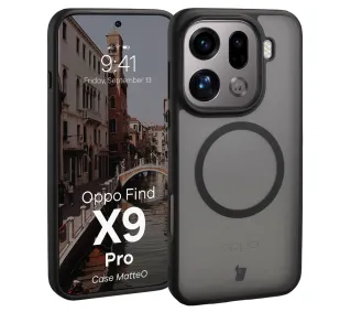 Bizon MatteO do Oppo Find X9 Pro Przydymiony-czarny