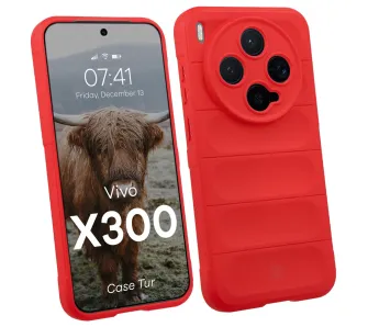 Etui Bizon Tur do Vivo X300 Czerwony