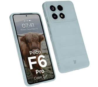 Etui Bizon Tur do Xiaomi Poco F6 Pro Jasnoniebieski