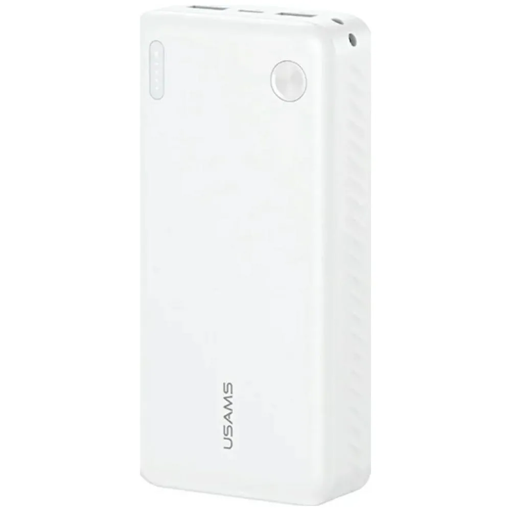 Powerbank USAMS PB83 2xUSB-A 1xUSB-C 20000mAh Biały