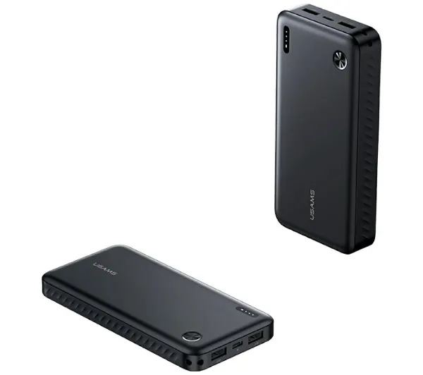 USAMS PB83 2xUSB-A 1xUSB-C 20000mAh Biały
