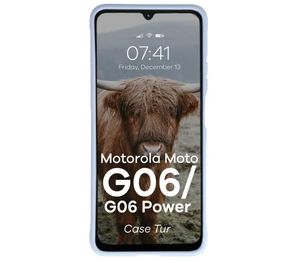 Bizon Tur do Motorola Moto G06 4G / Motorola Moto G06 Power 4G Jasnoniebieski