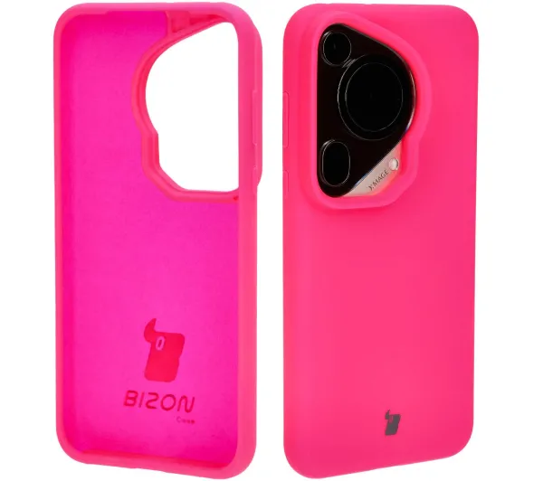 Bizon Bizon Soft Case do Huawei Pura 70 Ultra Neonowy-różowy