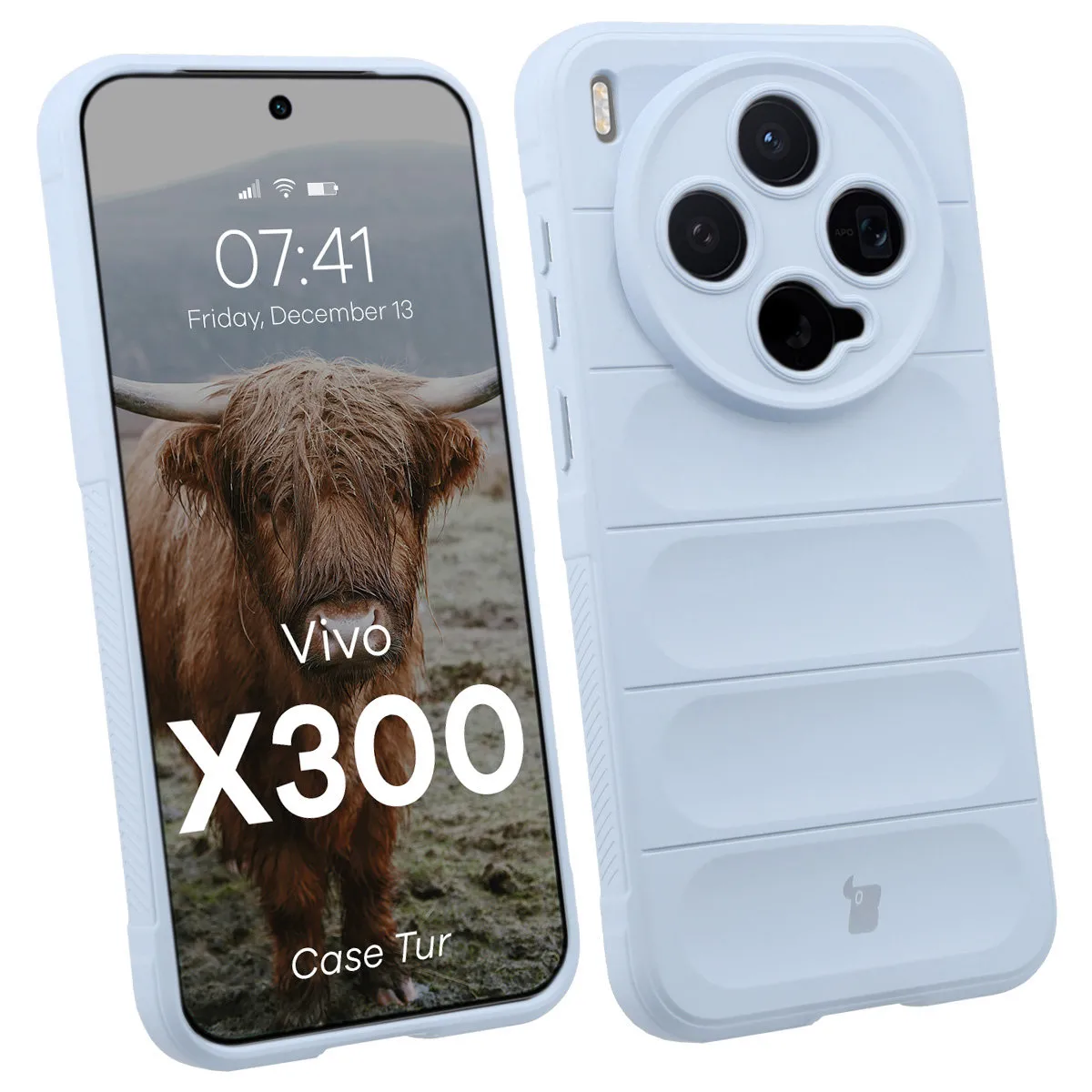 Etui Bizon Tur do Vivo X300 Jasnoniebieski