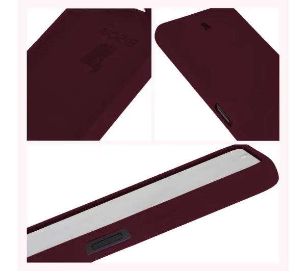 Bizon Soft Case do Xiaomi Redmi A3 4G Ciemnofioletowy