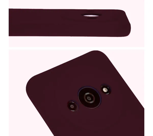Bizon Soft Case do Xiaomi Redmi A3 4G Ciemnofioletowy