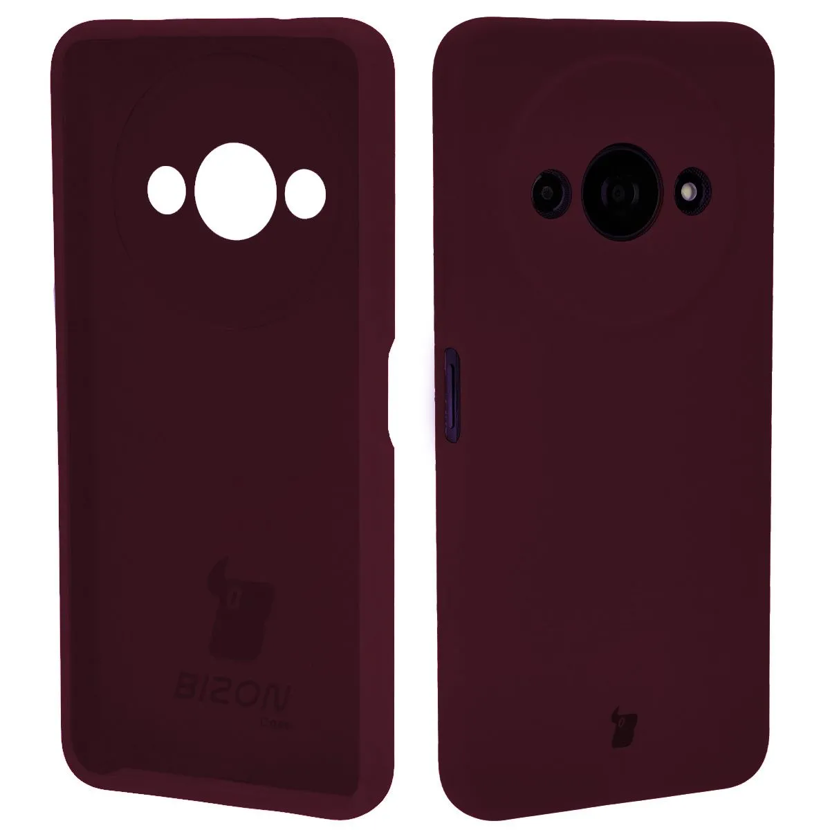 Etui Bizon Soft Case do Xiaomi Redmi A3 4G Ciemnofioletowy