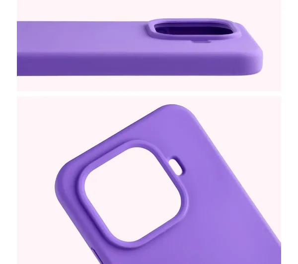 Bizon Soft Case do Xiaomi 15T Pro Fioletowy