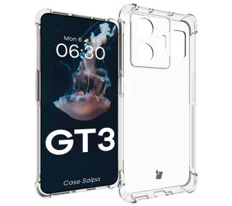 Etui Bizon Salpa do Realme GT3 Przezroczysty
