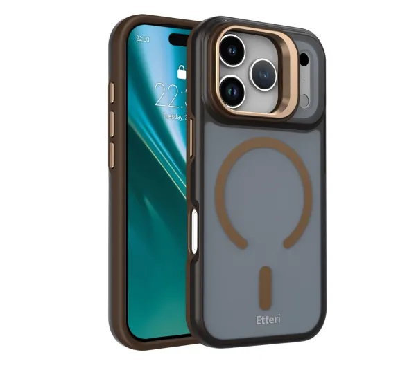 Etteri Morning Fog do iPhone 17 Pro Brązowy