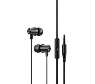 USAMS EP-42 jack 3,5 mm Dokanałowe Mikrofon Czarny