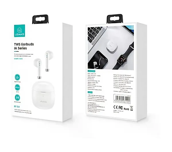 USAMS IA Series TWS Douszne Bluetooth 5.0 Bały