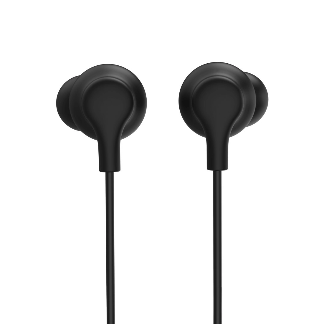 Słuchawki przewodowe Hama Douszne Curly USB-C Mikrofon Czarny