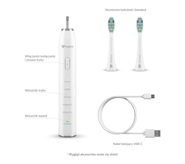 TrueLife SonicBrush Clean30 Biały