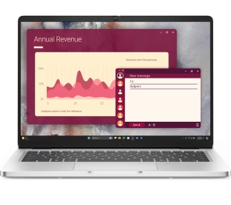 Laptop biznesowy Dell Pro 14 PC14250 14" Ultra 7 265U 16GB RAM 512GB Dysk SSD Win11 Pro Srebrny Funkcje AI