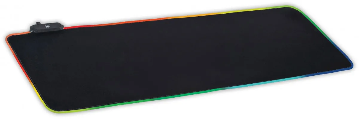 Podkładka Rebeltec Slider LONG LED RGB Czarny