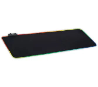 Podkładka Rebeltec Slider LONG LED RGB Czarny