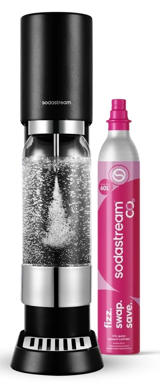 Saturator Sodastream Enso Czarny + Nabój z gazem CO2