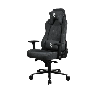 Fotel Arozzi Vernazza Soft Fabric Dark Grey Gamingowy do 145kg Tkanina Szary