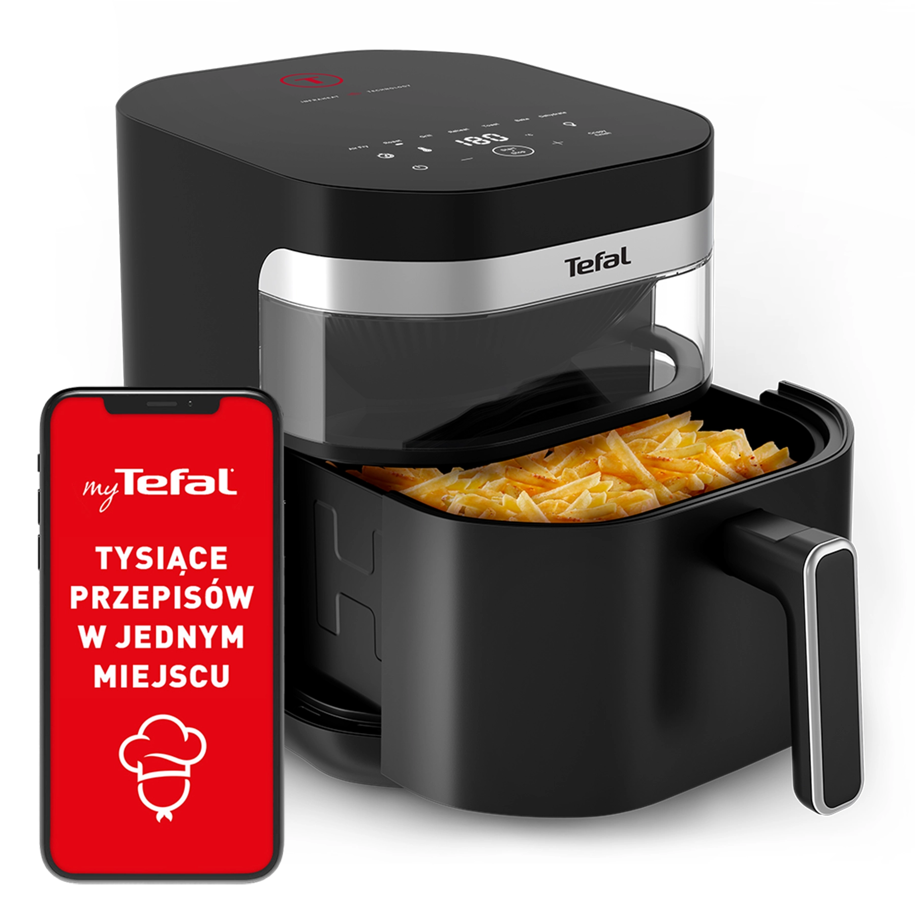 Air fryer Tefal Easy Fry Infrared EY8328 2000W 7l Aplikacja mobilna