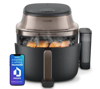 Air fryer Philips Ovi NA547/07 2000W 7,2l Aplikacja mobilna Gotowanie na parze