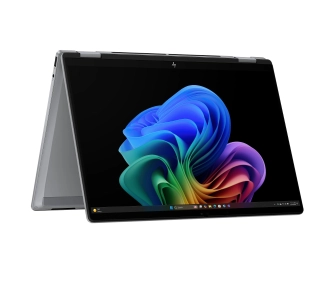 Laptop 2w1 HP OmniBook X Flip 14-fk0020nw OLED 14" Ryzen AI 5 340 16GB RAM 512GB Dysk SSD Win11 Srebrny Funkcje AI