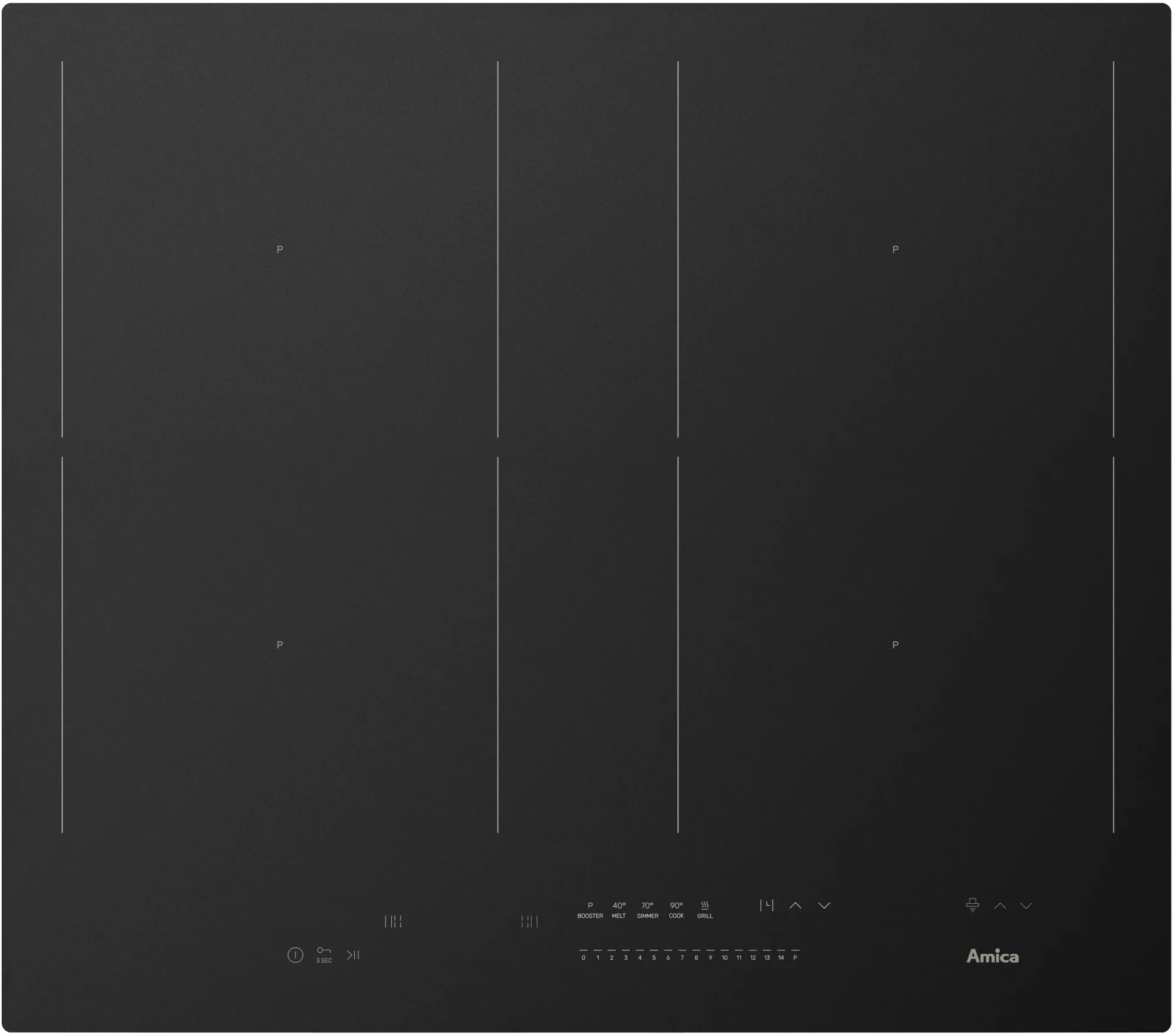 Płyta indukcyjna Amica PIE6542PHTSUNHC 3.0 BL 59,2cm Matt