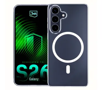 Etui 3mk Clear MagCase do Galaxy S26 Przezroczysty