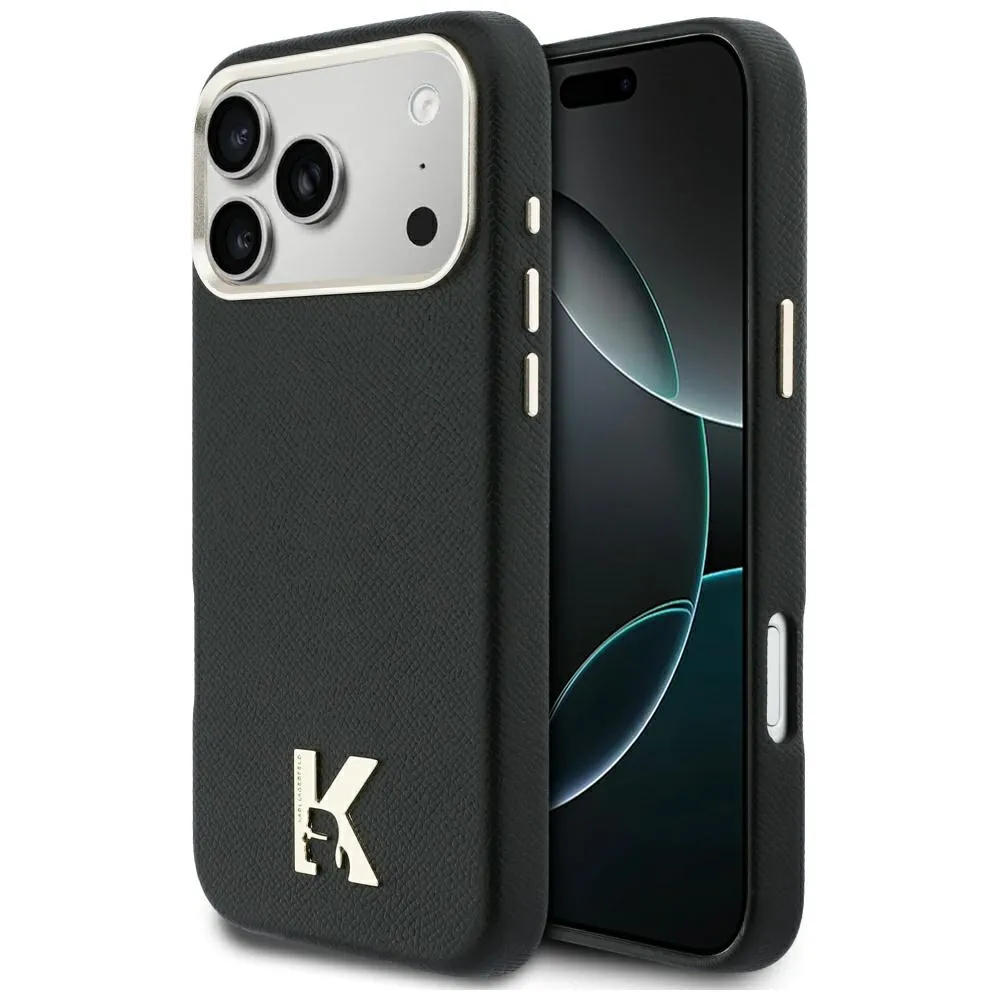 Etui Karl Lagerfeld Karl Head Logo MagSafe do iPhone 17 Pro Max Czarny