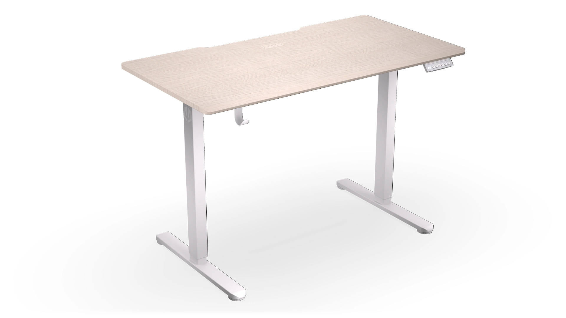 Biurko Endorfy Atlas S Electric Light Wood 114cm Regulacja wysokości Jasne drewno