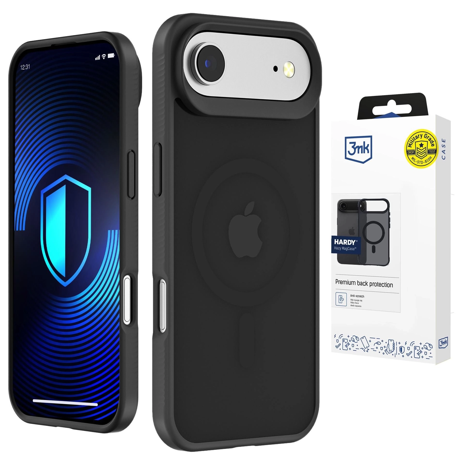 Etui 3mk Hardy Hazy MagCase do iPhone Air Czarny