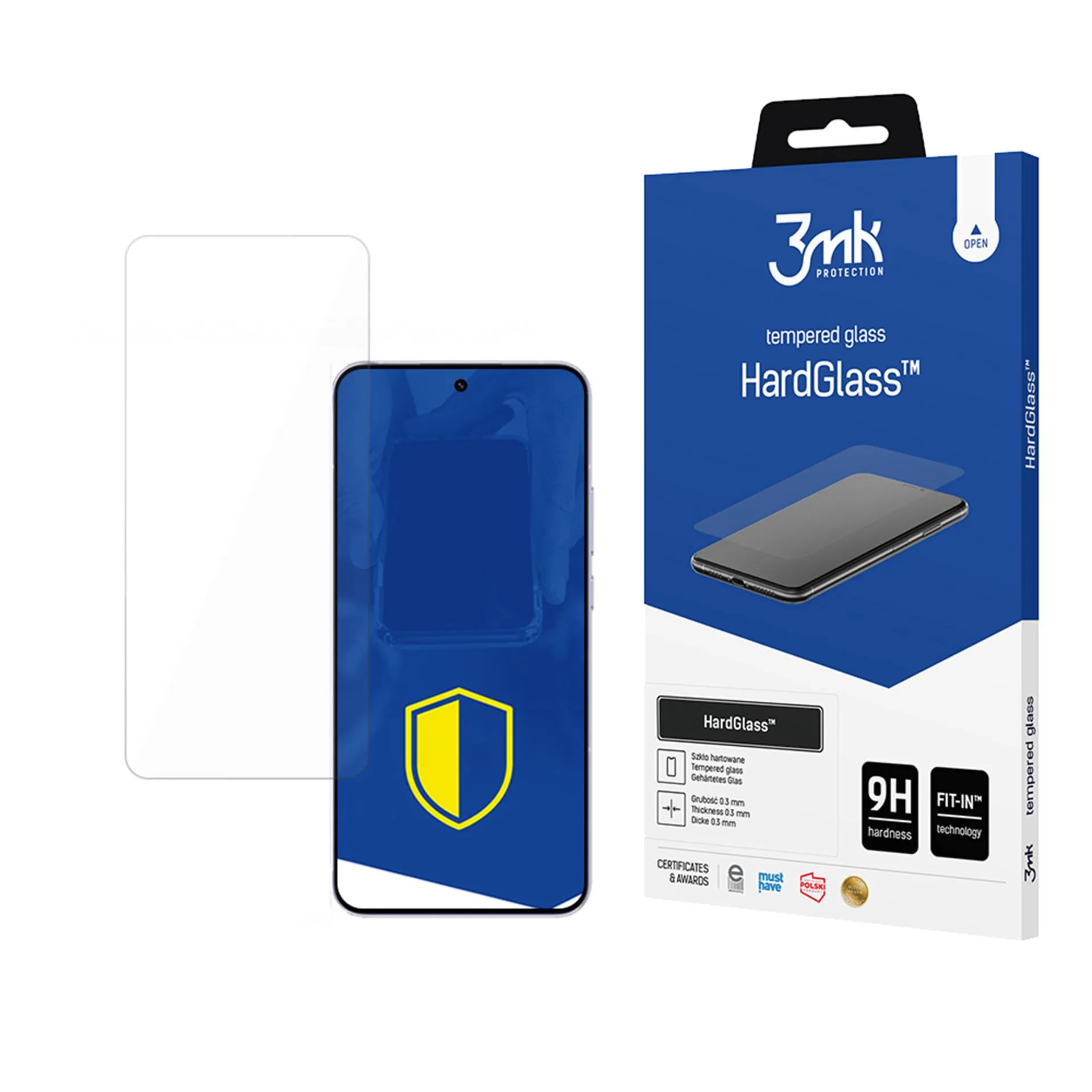 Szkło hartowane 3mk HardGlass do Oppo Reno 14/ Reno 14 FS 5G
