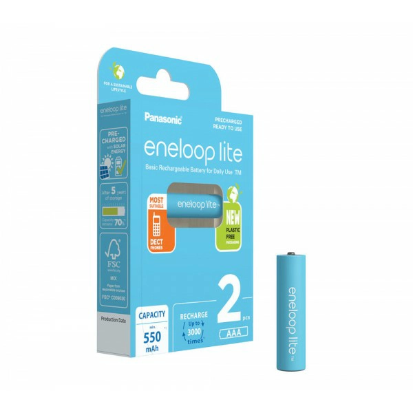 Akumulator Panasonic Eneloop Lite AAA 550mAh 2szt.