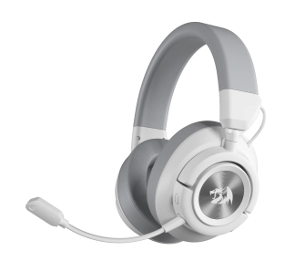 Słuchawki bezprzewodowe z mikrofonem Redragon H889WG Spectra Pro Nauszne Biało-szary