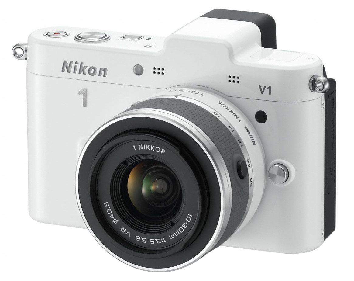 Nikon 1 V1 + 10-30 mm (biały)
