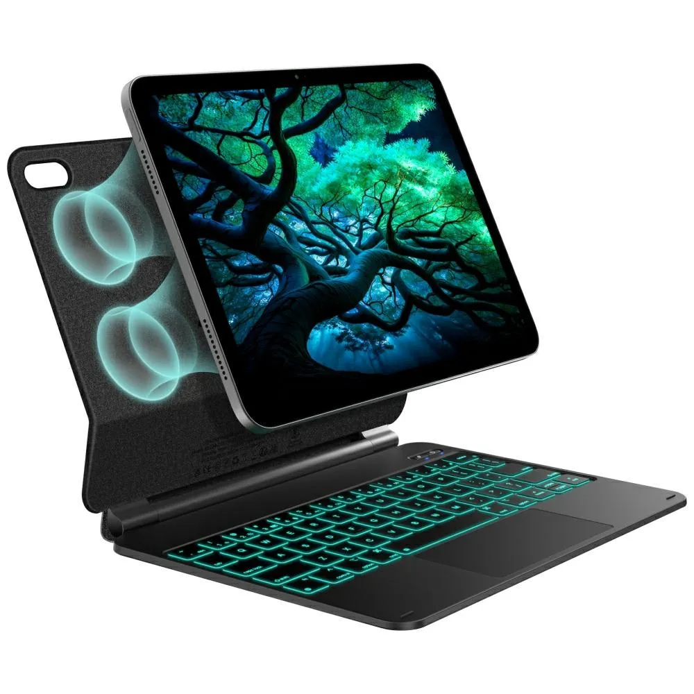 Etui na tablet Typecase Edge z klawiaturą do iPad 11" (A16) 2025 / iPad 10.9" 2022 Czarny