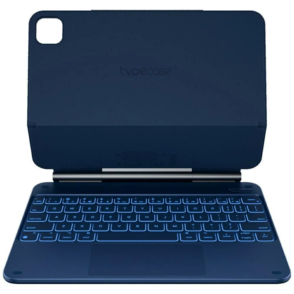 Etui na tablet Typecase Edge z klawiaturą do iPad Air 11" M2 2024/M3 2025/M4 2026 Błękitny pacyfik