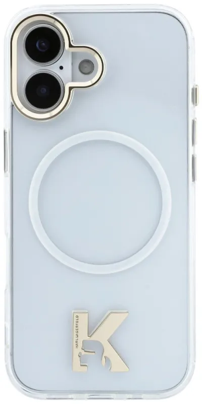 Etui Karl Lagerfeld IML K Head Logo MagSafe do iPhone 17 Przezroczysty
