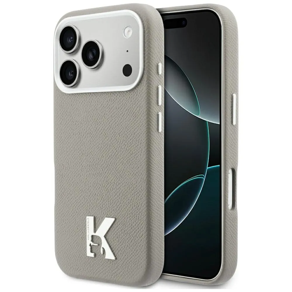 Etui Karl Lagerfeld Karl Head Logo MagSafe do iPhone 17 Pro Szary