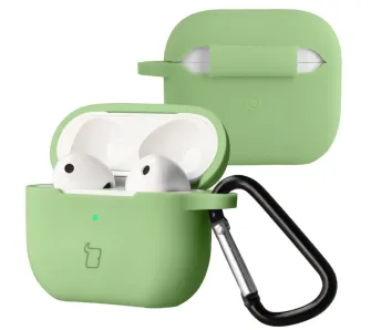 Etui na słuchawki Bizon Case Headphone Silicone do AirPods 3 Zielony